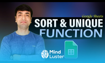 Google Sheets Sort Unique Function
