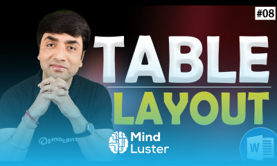 Ms Word Table Layout options