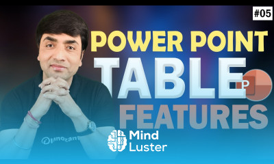 PowerPoint Table Features How to Organize Information Within Your Document