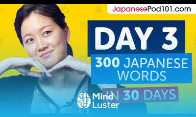 Day 3 30 300 Learn 300 Japanese Words in 30 Days Challenge