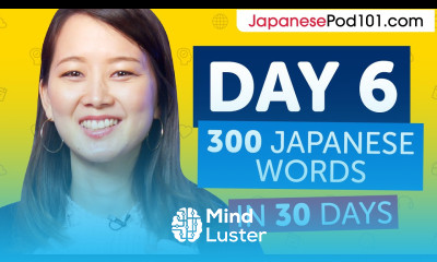 Day 6 60 300 Learn 300 Japanese Words in 30 Days Challenge
