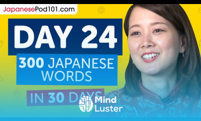Day 24 240 300 Learn 300 Japanese Words in 30 Days Challenge