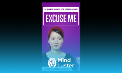 How to Say EXCUSE ME in Japanese  shorts japanese japanesepod101