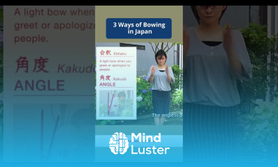 3 WAYS OF BOWING IN JAPAN  shorts Japanese JapanesePod101