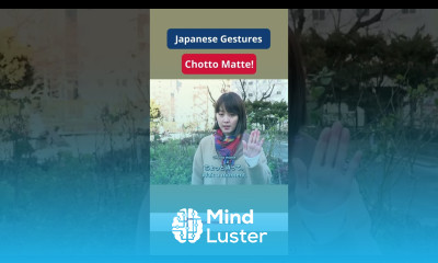 Japanese Gestures Wait a Minute  shorts Japanese JapanesePod101