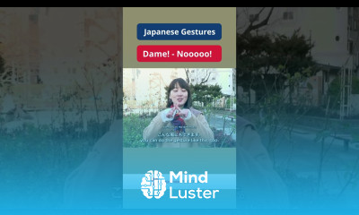 Japanese Gestures NOOOOO  shorts Japanese JapanesePod101