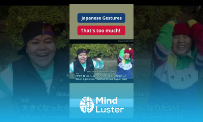 Japanese Gestures That s too much  shorts Japanese JapanesePod101