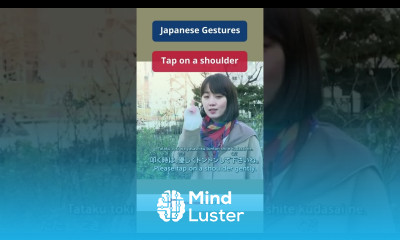 Japanese Gestures Tap on a shoulder  shorts Japanese JapanesePod101