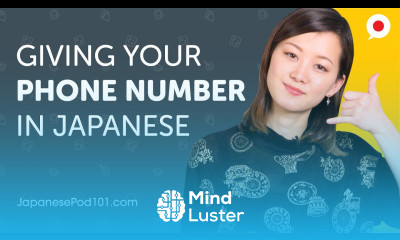 Learn Practice Japanese Giving Your Phone Number Can Do 4