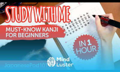 STUDY WITH ME JAPANESE 1 Hour to Learn ALL Kanji for Beginners