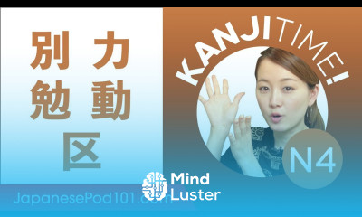 JLPT N4 Kanji Review 別 力 勉 動 and 区