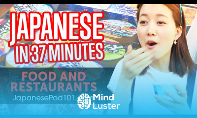 Learn Japanese in 37 Minutes ALL Food and Restaurants Phrases You Need