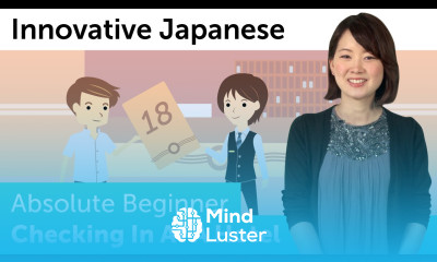 Checking in at a Hotel Innovative Japanese