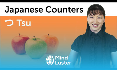 Learn Japanese Counters Tsu 日本語の助数詞を学ぼう つ