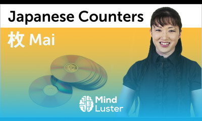 Learn Japanese Counters Mai 日本語の助数詞を学ぼう 枚