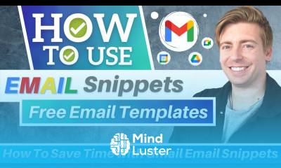 How To Save Time with Gmail Email Templates Free Gmail Email Snippets