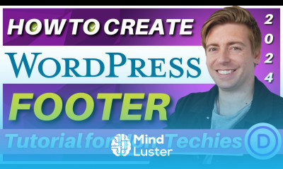 How To Create a WordPress Footer with Divi Theme Easy Minimalist Footer