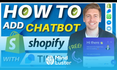 Shopify Chatbot Tutorial Add Live Chat Capture Leads Drive Sales Tidio Tutorial