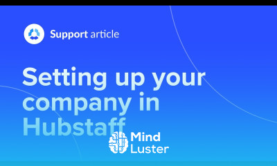 How to set up your company in Hubstaff