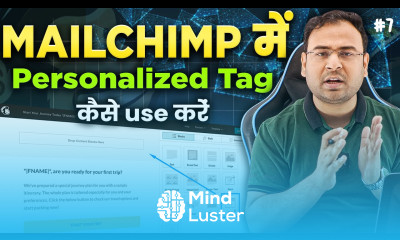 Use of Personalized Tags in Mailchimp Email Marketing Course Email Marketing 7