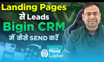 How to send Leads from Landing Page to Bigin CRM CRM Course 9