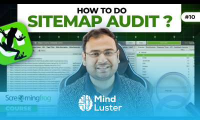 Sitemap Audit using Screaming Frog Screaming Frog Tutorial 10