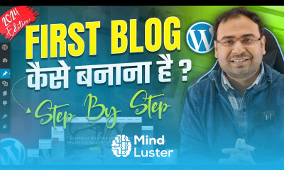 How to Create First Blog on Website Wordpress Course 3