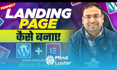 Perfect Landing Page in Wordpress through Elementor WordPress Series 8