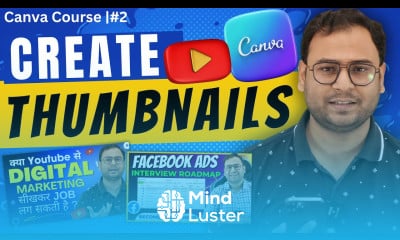 How to Create Thumbnail using Canva Canva Course 02