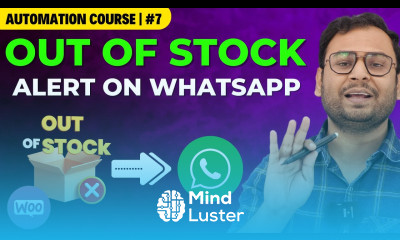 WooCommerce Product Out of Stock Alert on Whatsapp using Pabbly Connect Automation Course