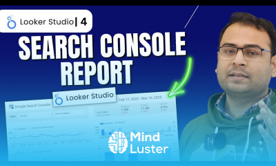 Creating Basic Google Search Console report in Looker Studio in Hindi Looker Studio Course 4