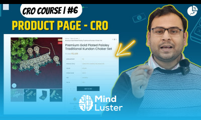 How to do the CRO of Product Pages in Ecommerce Website CRO Course 6