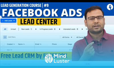 How to use Facebook Leads Center Complete Tutorial Lead Generation Course 9