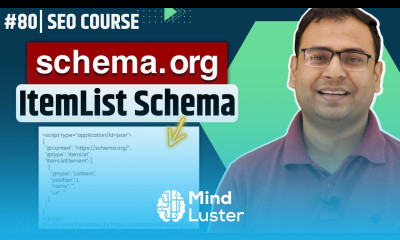How to use ItemList Schema in Ecommerce Website SEO Course 80