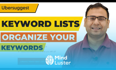 How to Use Keyword Lists in Uber Suggest Combined Keywords List UberSuggest Course 6
