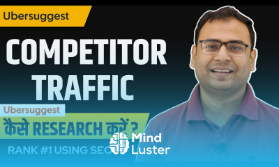 Competitors Traffic Research in Ubersuggest Competitor Research UberSuggest Course 9