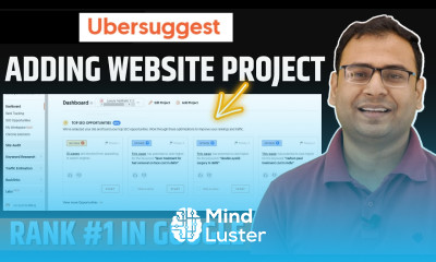 How to add Complete Website Project in Uber Suggest UberSuggest Course 13