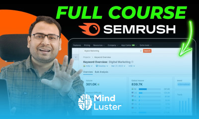 Learn Full Semrush Course in 1 5 Hours Semrush Tutorials in Hindi Umar Tazkeer