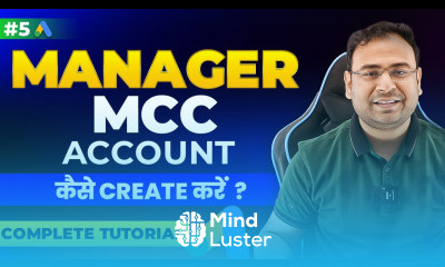 Google Ads Course How to create Google Ads Manager Account Part 5 UmarTazkeer