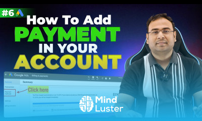 Google Ads Course Adding Payment Methods in Google Ads Part 6 UmarTazkeer