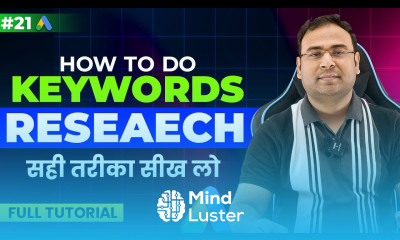 Google Ads Course Keyword Research Process Part 21 UmarTazkeer