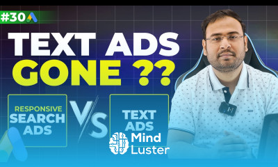 Google Ads Course Difference between Responsive Search Ads Text Ads Part 30 UmarTazkeer