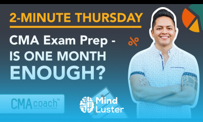 CMA Exam Prep IS ONE MONTH ENOUGH
