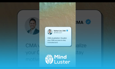 CMA visualization Visualize your CMA success to stay motivated and focused