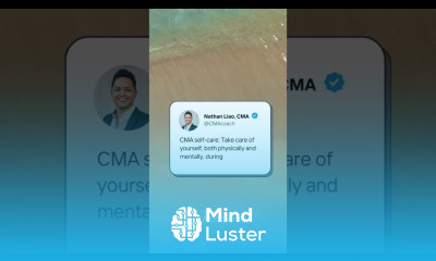 CMA self care Take care of yourself both physically and mentally during your CMA journey