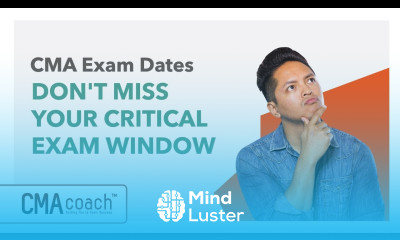CMA Exam Dates DON T MISS YOUR CRITICAL WINDOW