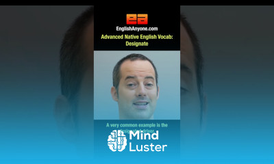 Advanced Native English Vocab Designate