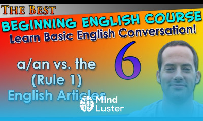 006 a an vs the Rule 1 English Articles Beginning English Lesson Basic English Grammar