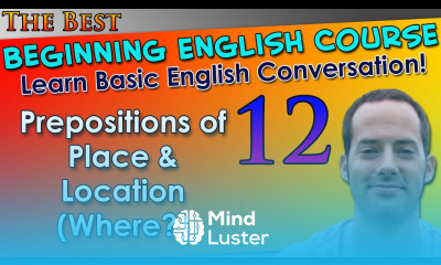 012 Prepositions of Place Location Where Beginning English Lesson Basic English Grammar