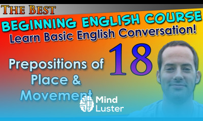018 Prepositions of Place Movement Beginning English Lesson Basic English Grammar